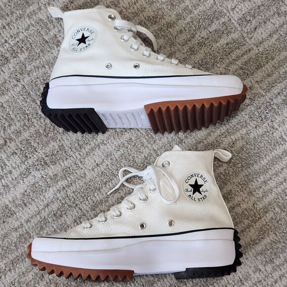 Converse Run Star Hike Platform Canvas white size 6.5 men 8 women - Picture 6 of 9